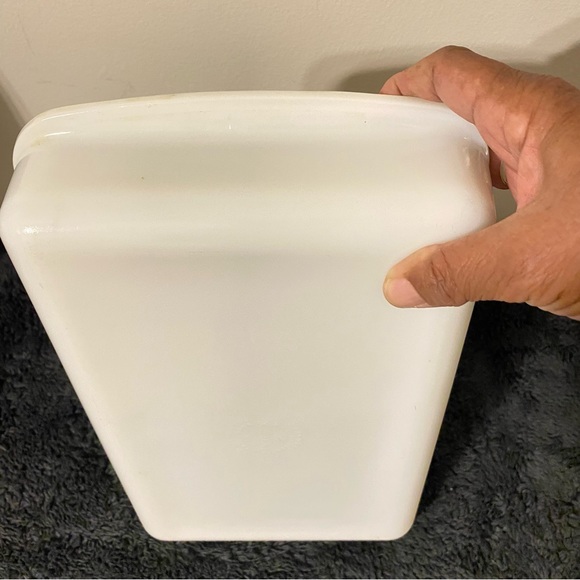 Vintage Pyrex White Baker 232 Opal Milk White Glass Bakeware - Picture 5 of 12